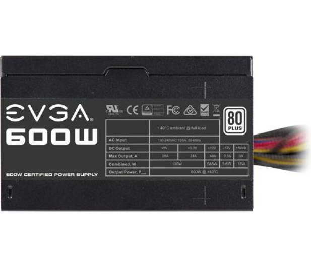 EVGA W1 600W 80 Plus - 703316 - zdjęcie 5